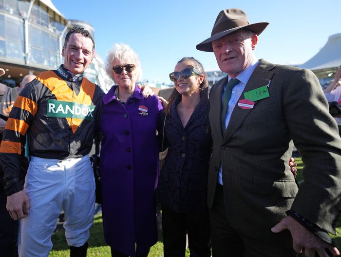  Willie Mullins (right) with son and jockey Patrick Mullins 