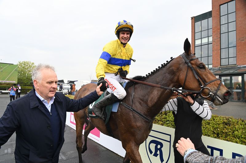 Spindleberry with owner Fearghal Eastwood