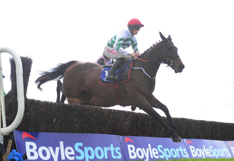 Fairyhouse 21-4-25 Found A Fifty and Sam Ewing win for trainer Gordon Elliott(Healy Racing)