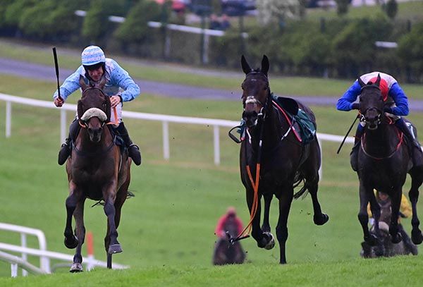 Grageen, left, gets the job done