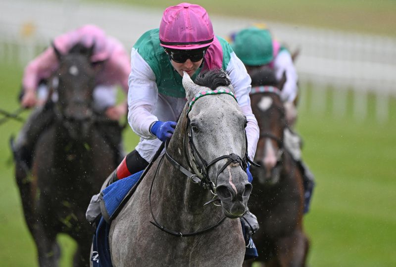 Field Of Gold winning at the Curragh