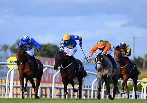 Navy Waters and Nathan Crosse (orange, right) 