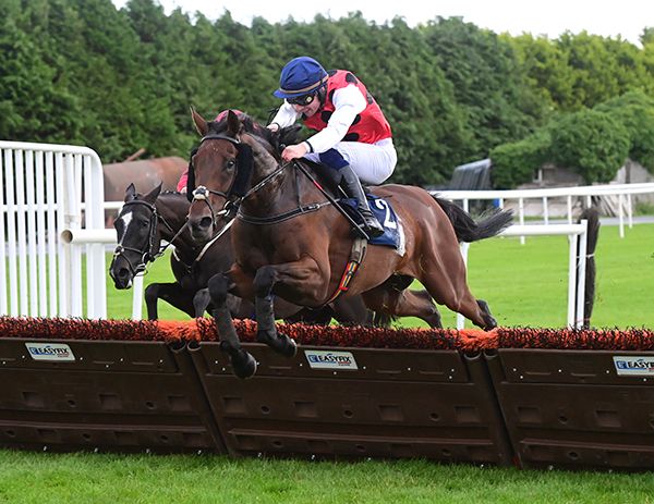 Jerrari clears the last under Donagh Meyler