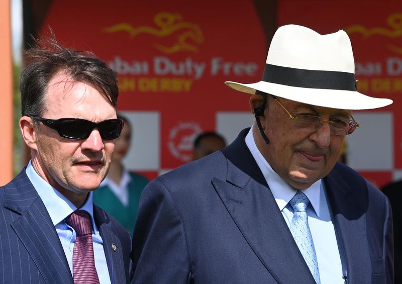 John Magnier pictured with Aidan O'Brien 