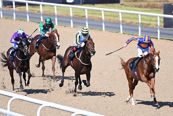 Lombardi Trophy and Paddy Harnett, right