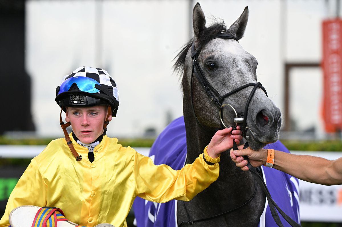 Rory Mulligan pictured with Curragh winner Cuban Grey