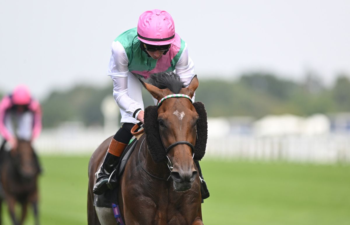 Pinhole and Rossa Ryan won the Royal Ascot Winning Breeders Handicap 