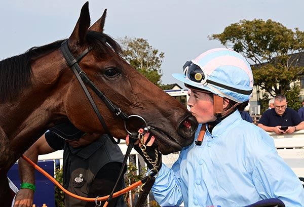 Nicola Burns & Ledecky share a tender moment 