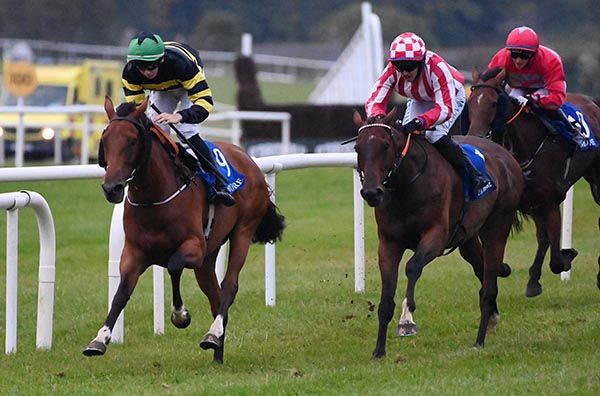 Ballycommon Chapel, left, lands the elusive victory