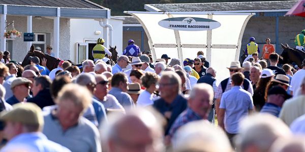A crowd scene from Friday at Tramore