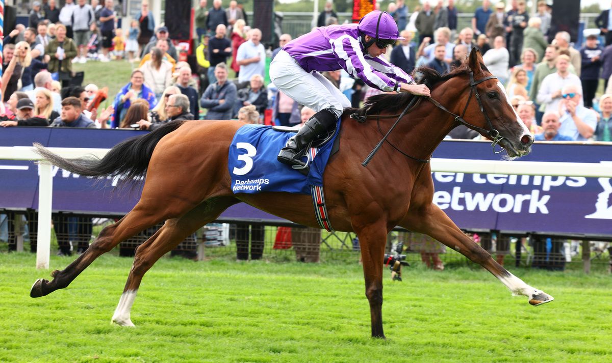 Minnie Hauk and Ryan Moore winning at York