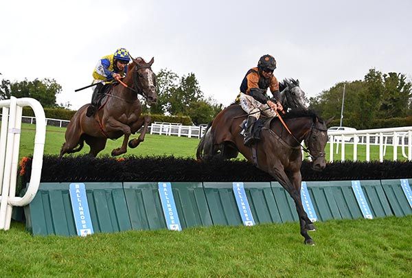 World Of Fortunes and Tiernan Power Roche (left) come to challenge Its Not Over Yet 