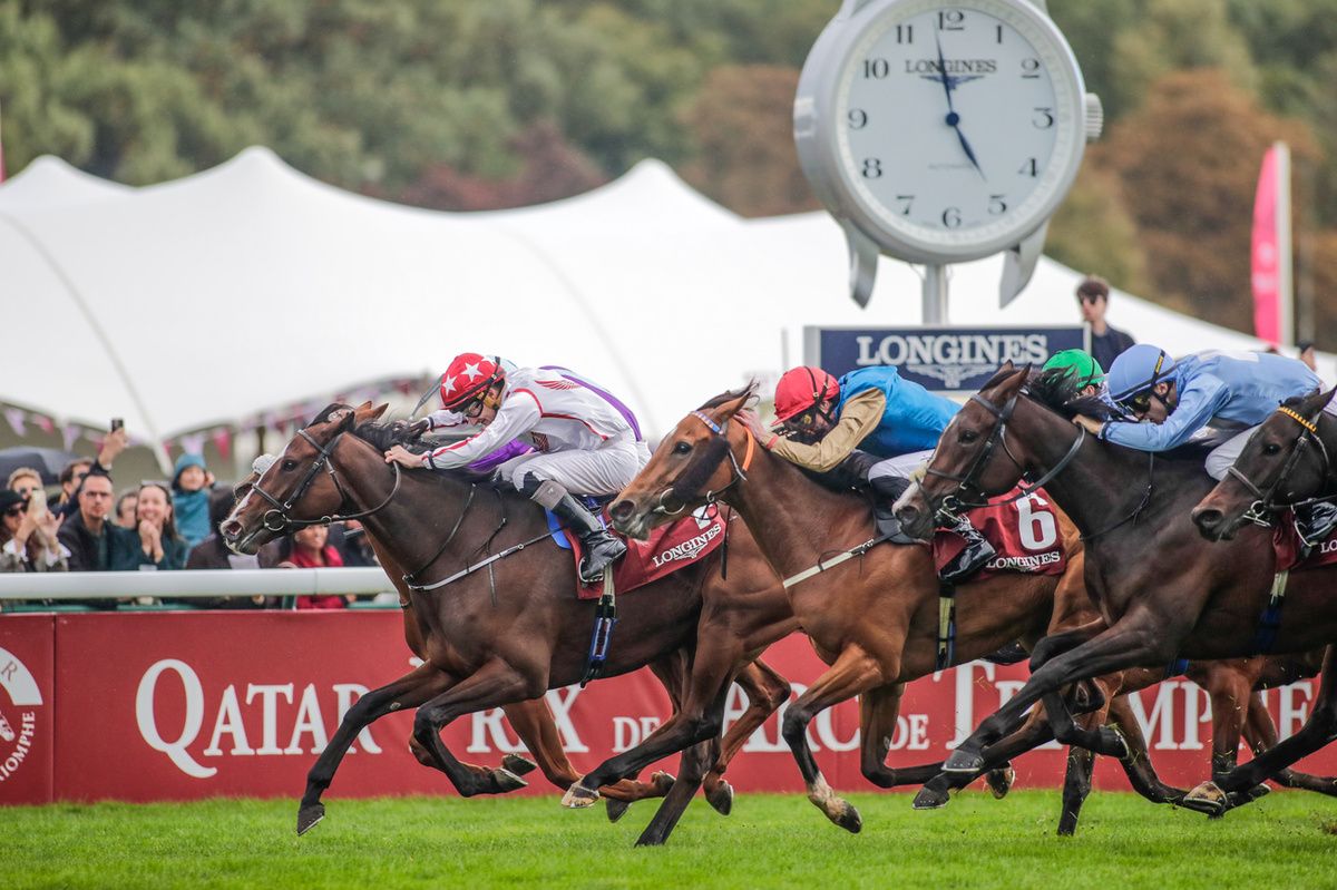 ParisLongchamp 5-October-2025 Prix de l??Opera Longines (Group 1) Barnavara and Shane Foley win for owners Alpha Racing and trainer Jessica Harrington.Healy Racing