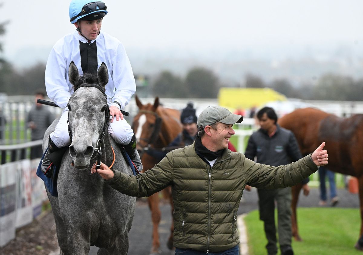 Richard O'Brien leads in Spanish Temptress (Colin Keane) after winning at Roscommon