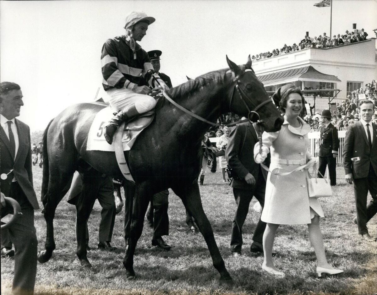 Sir Ivo after winning the Derby in 1968