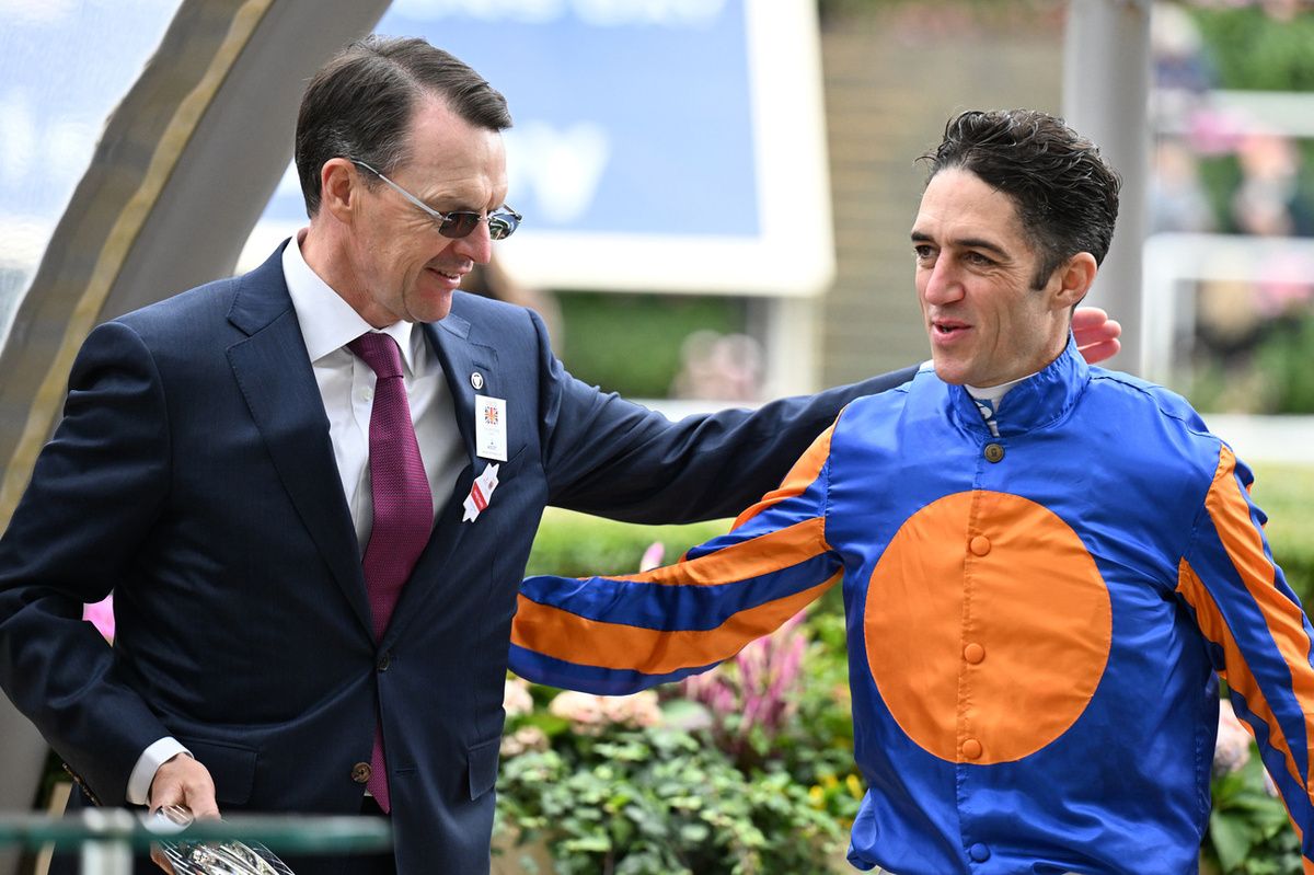 Aidan O'Brien and Christophe Soumillon 
