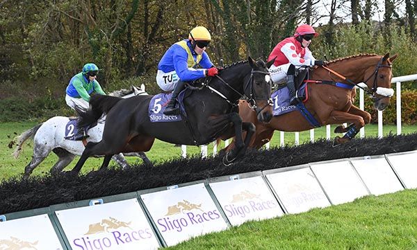 Colonel Mustard and John Shinnick (far side) win from Sixandahalf 