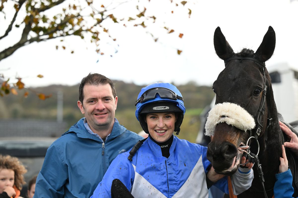 Sligo 24-October-2025Insouciant Dallier gave jockey Heather Heffernan a 1st success with trainer James Fahey.Healy Racing