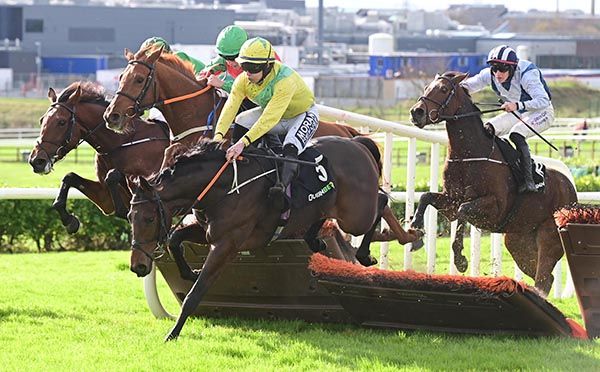 In The Minus (Shane Fitzgerald) survives a mistake at the last