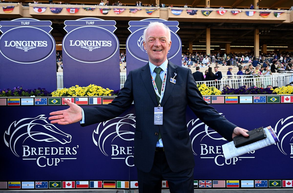Trainer Willie Mullins after last year's victory
