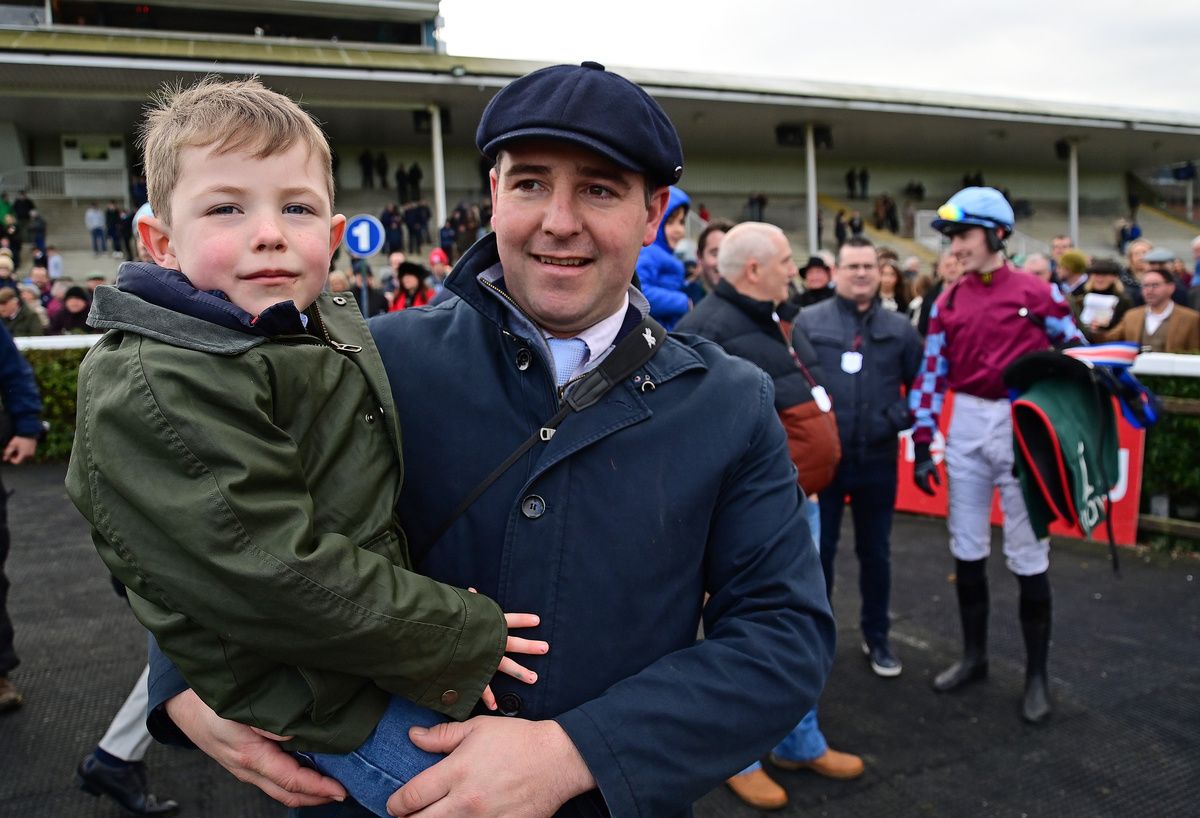 Ian Donoghue with son Theo 