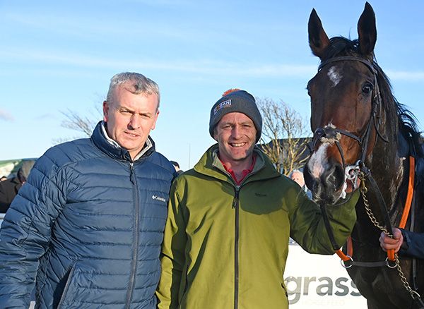 Bigbraveboy with owner Ray Fitzgerald (left) and James Hannon