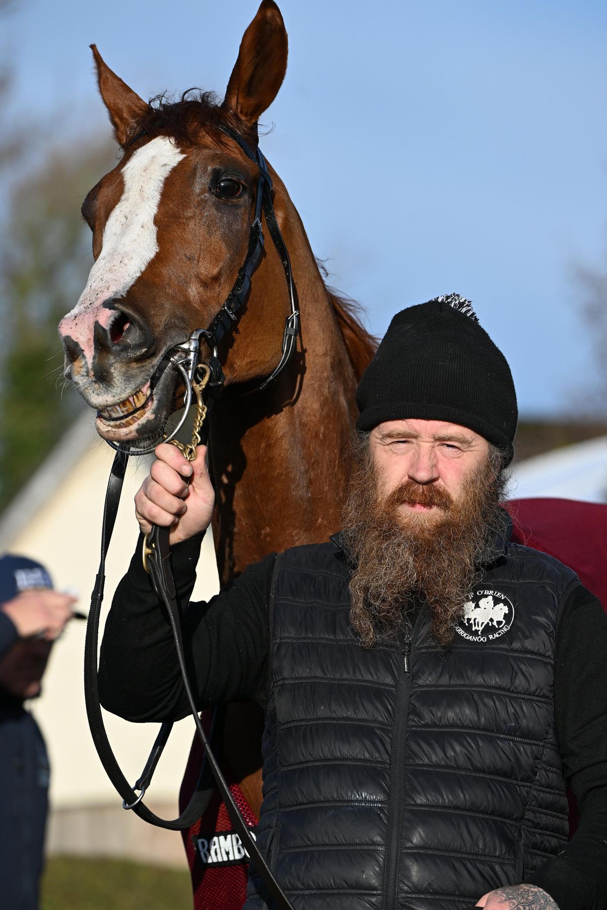 Fairyhouse 29-November-2025Talk The Talk and Sam Ewing win for trainer Joseph O'Brien with groom Michael Keown.Healy Racing