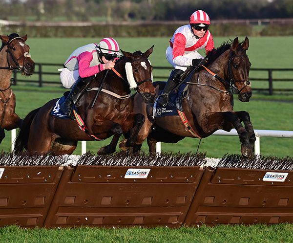 River Vale, right, has the measure of Club Manager 