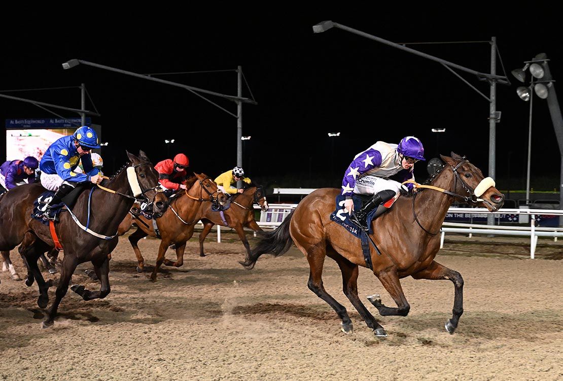 Bella Colombia is ridden out by Billy Lee