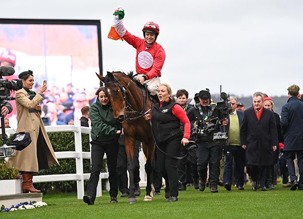 Home By The Lee and JJ Slevin in celebratory mood