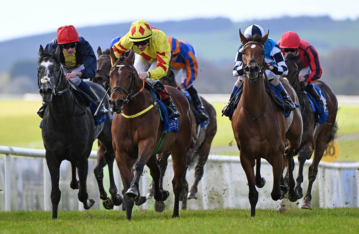 Galileo Noir and Colin Keane (centre)