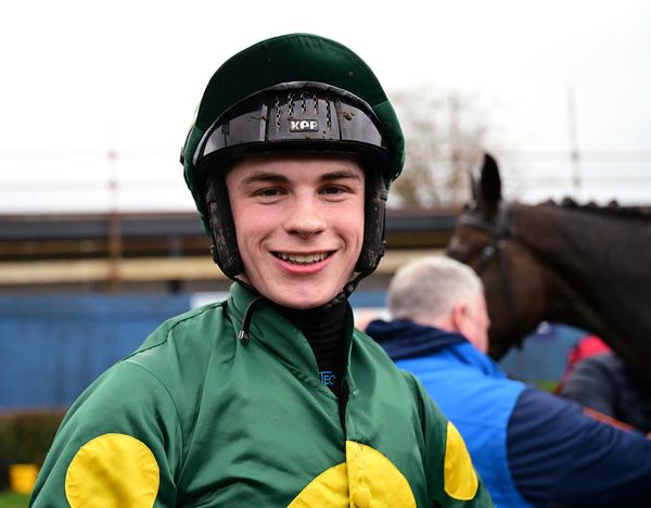 Ethan O Sullivan in the Good For A Laugh Syndicate's colours