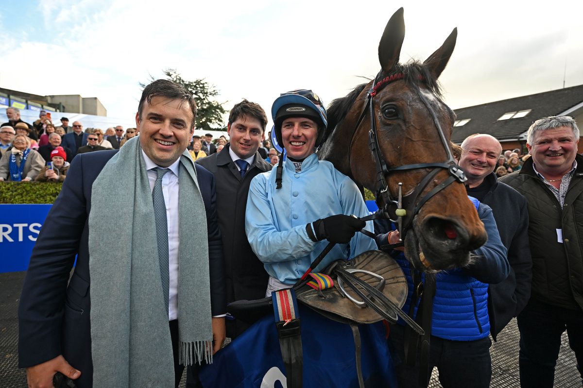 Emmet Mullins (second left) with Paul Byrne (left)