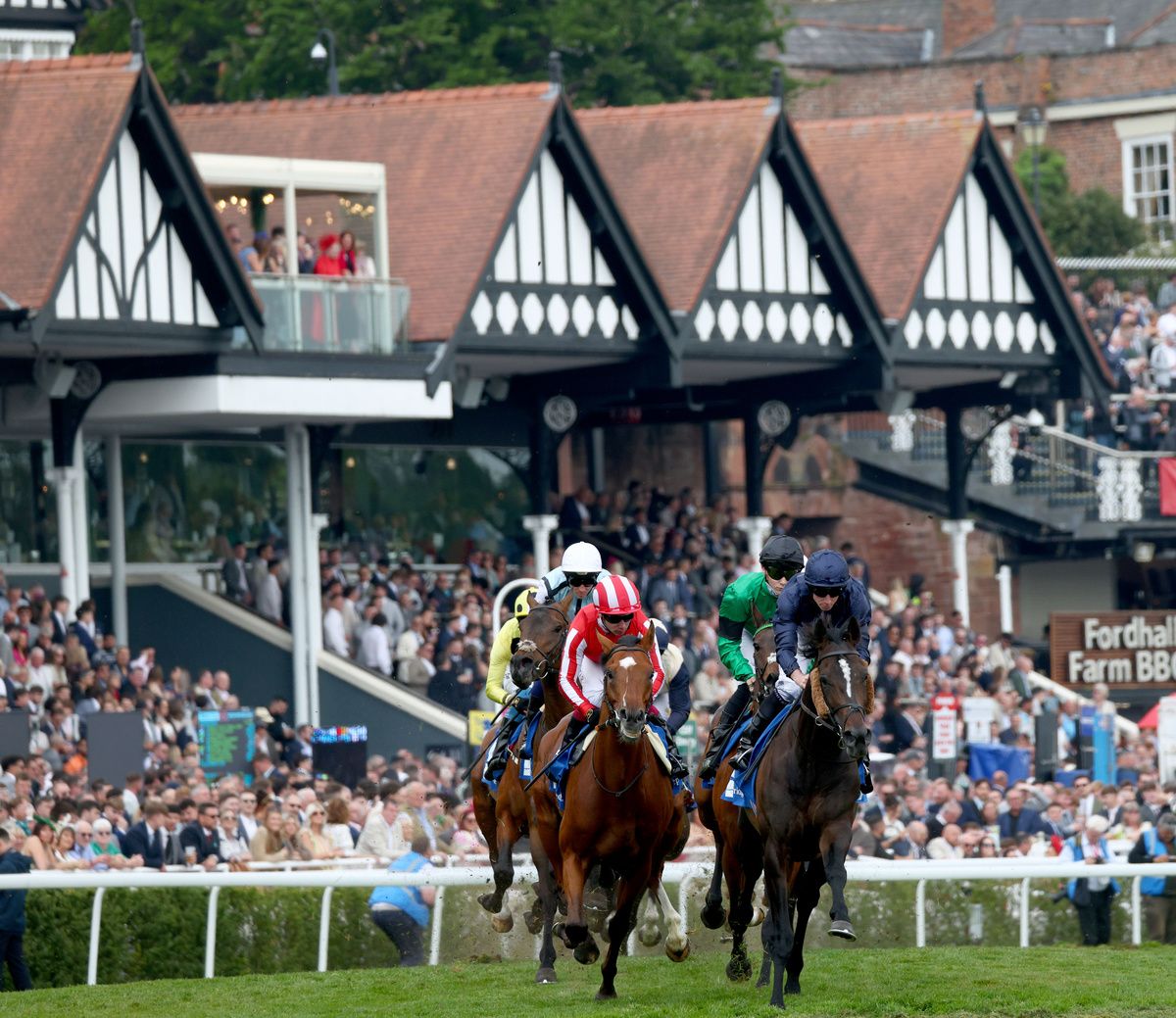 Chester 8-May-2026Lambourn and Ryan Moore win for trainer Aidan O'Brien from Bay City Roller.Healy Racing