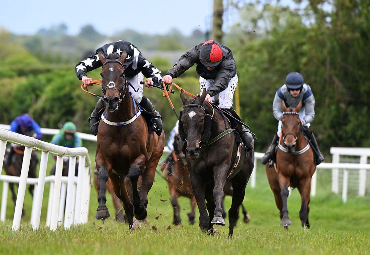 Littlefoot and Donagh Meyler (black and red cap)