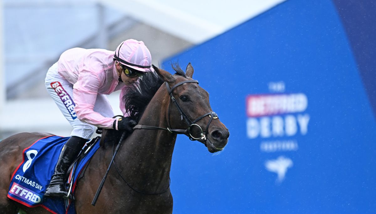 Epsom Derby Group 1 Christmas Day and Ronan Whelan win for trainer Aidan O Brien 