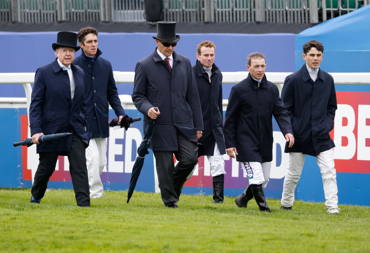 Christophe Soumillon (second from left) 