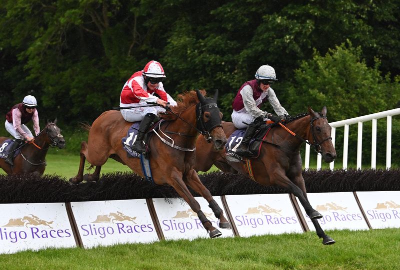 Larkins Lane, far side, beats Brave Josee 