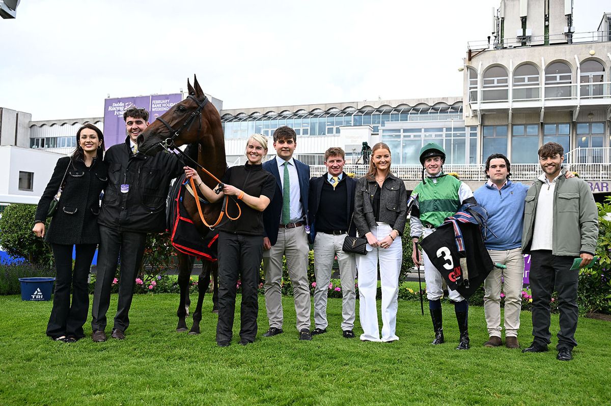 Meriden in the winner's enclosure