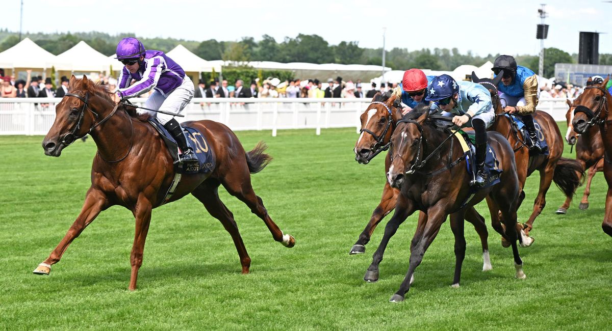 Great Barrier Reef winning at Ascot