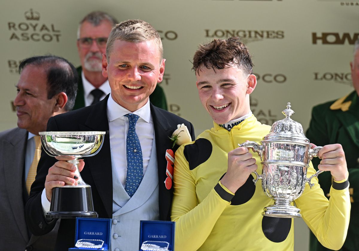 George Boughey (left) with Billy Loughnane 