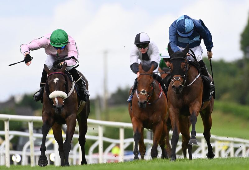The Right One, left, obliges in the north