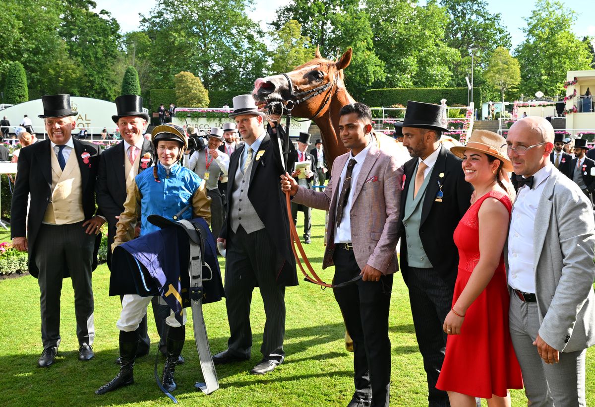 Connections of Lost Boys after Royal Ascot win 