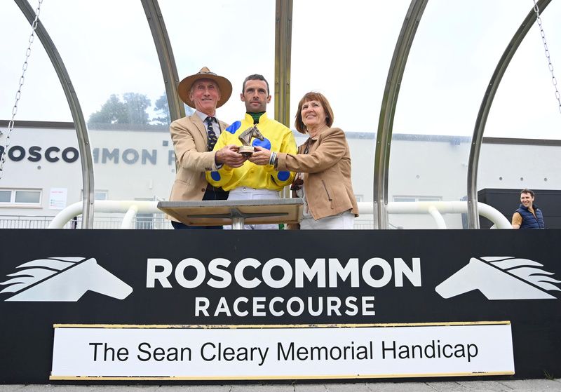 Rory Cleary with dad Tom and mum Kathleen