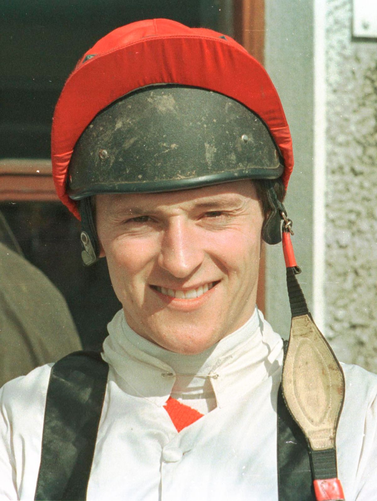 Graham Bradley pictured at Fairyhouse in 1985 where he won the Irish Grand National on Rhyme 'n' Reason 