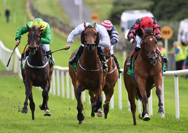 Rosie Frith, right, outguns her rivals