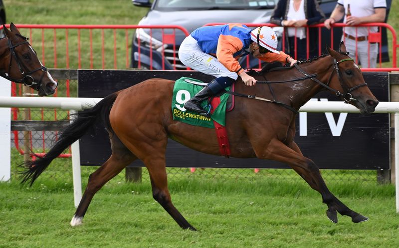 Bay Of Dreams approaches the winning post