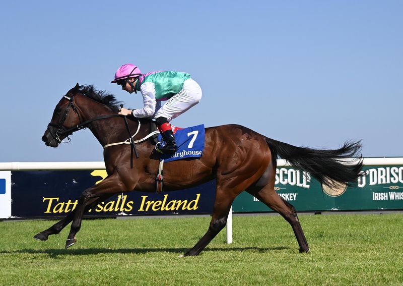 Livenka and Colin Keane approach the line