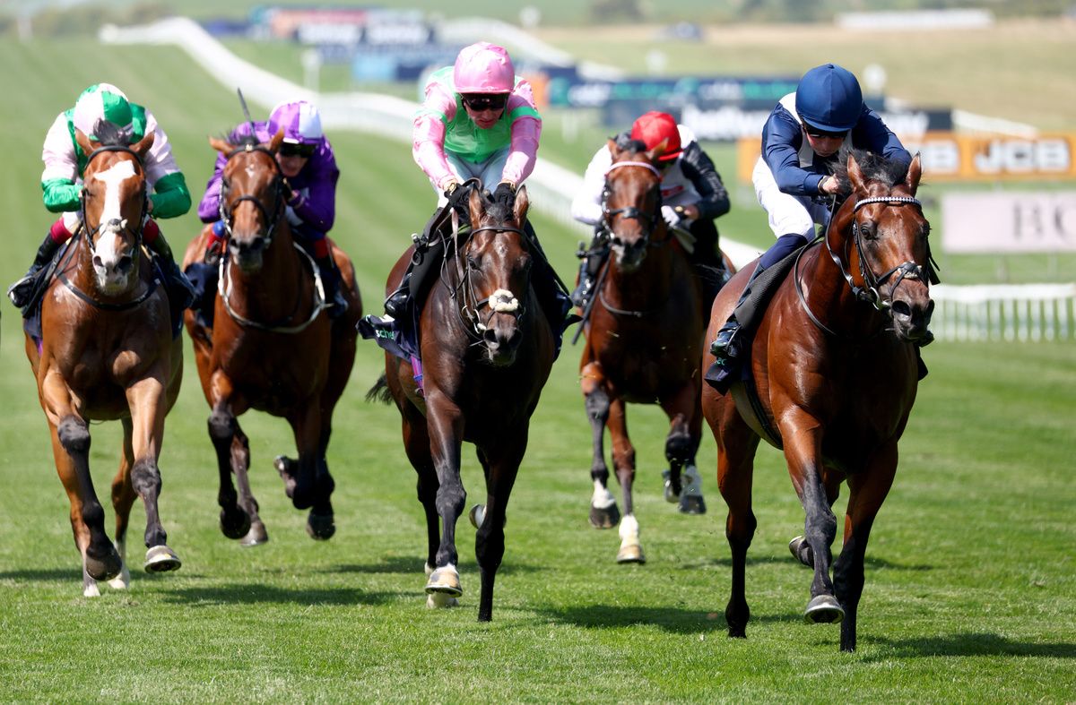 Heraldry (right) was the first leg of a July meeting double for the Gosdens 