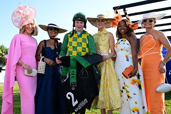 Charlie Luciano's jockey Conor Stone Walsh 
